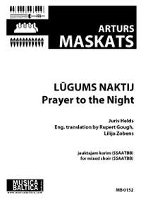 Maskats, Arturs: Lūgums naktij (Prayer to the Night)