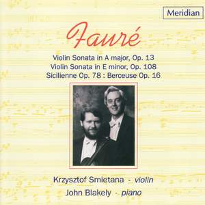 Fauré: Violin Sonatas
