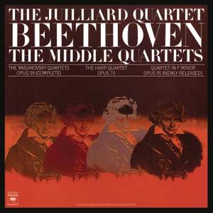 Beethoven: The Middle Quartets, Op. 59 Nos. 1 - 3; Op. 74 & Op. 95
