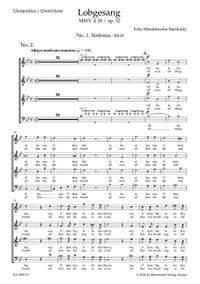 Mendelssohn: Symphony No. 2 "Lobgesang" / "Hymn of Praise" op. 52 MWV A 18
