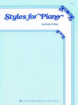 Colley, Betty: Styles for Piano