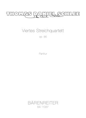 Thomas Daniel Schlee: Viertes Streichquartett Op. 86