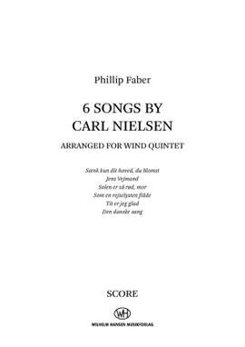 Carl Nielsen: Six Songs By Carl Nielsen
