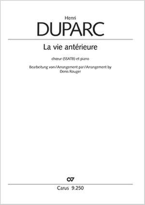 Duparc: La vie antérieure in E flat major