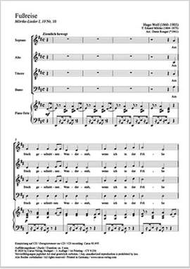 Wolf: Fußreise in D major