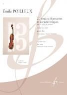 Emile Poilleux: 20 Études chantante et caractéristiques