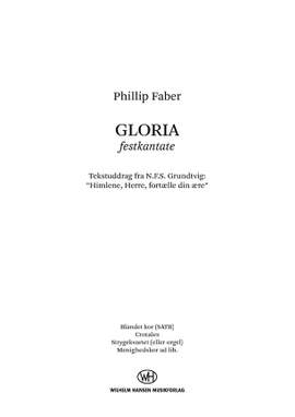 Phillip Faber: Gloria