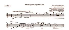 Phillip Faber: O Magnum Mysterium