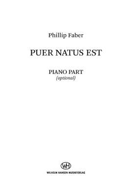 Phillip Faber: Puer natus est