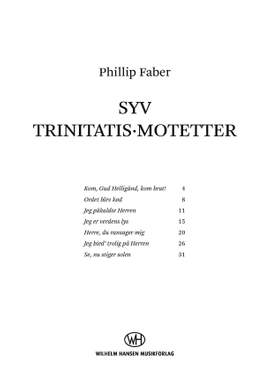 Phillip Faber: Syv Trinitatis-Motetter