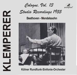 Klemperer Studio Recordings 1955: Cologne, Vol. 13 Product Image