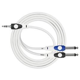 Kirlin Lightgear 3.5mm L/r 1/4"jack 6ft