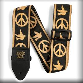 Ernie Ball Strap Jacquard Peace Love Dove