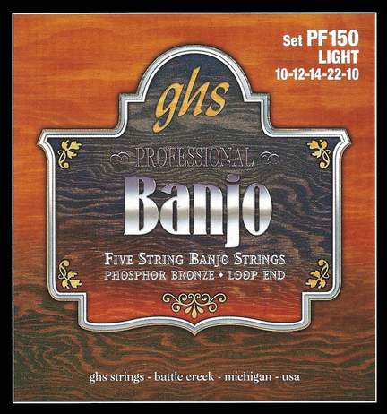 Ghs 5-string Banjo Phosphor 10