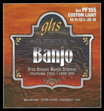 Ghs 5-string Banjo Custom Light 10