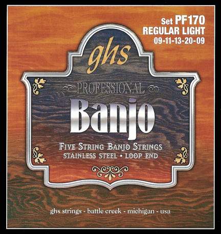 Ghs 5-string Banjo S/l Steel 9