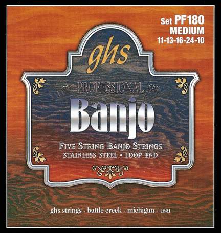 Ghs 5-string Banjo S/l Steel 11