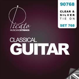 Picato Classic Clear/silver Set Tie On