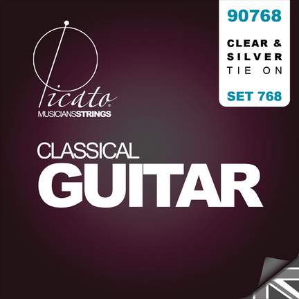 Picato Classic Clear/silver Set Tie On