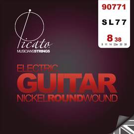 Picato Sl77 Super Light Nickel 8-38 Set