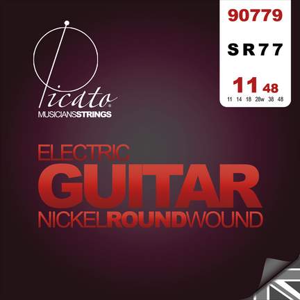 Picato Sr77 Medium Nickel 11-48 Set