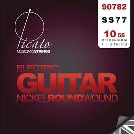 Picato Ss77 Regular Seven Nckl 10-56 7-strng Set