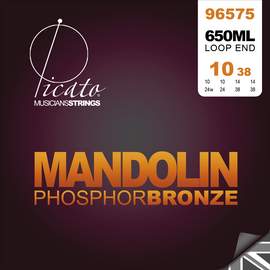 Picato Phos Brnz Mandolin Loop End Light 10-38