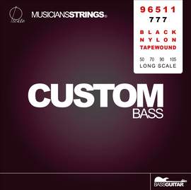 Picato Black Nylon Long Scale Bass Set 50-105
