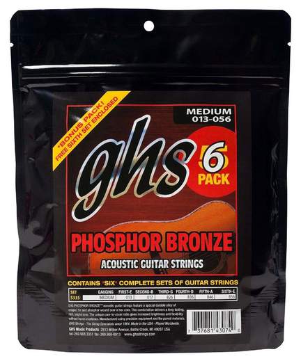 Ghs Phosphor Medium 13-56 (6 Set Pack)