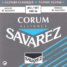 Savarez Strings for classic guitar Alliance Corum Set high