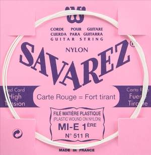 Savarez 511r(red)plastic Wound 1st