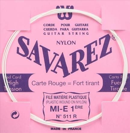 Savarez 511r(red)plastic Wound 1st
