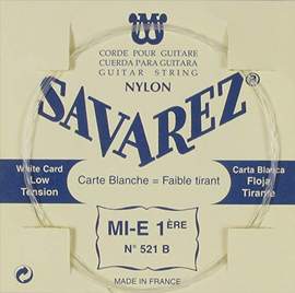 Savarez 521b (white) Nylon 1st. String