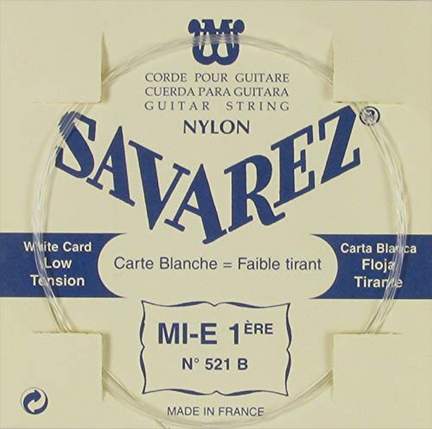 Savarez 521b (white) Nylon 1st. String
