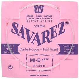 Savarez 521r (red) Nylon 1st. String