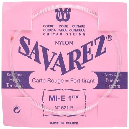 Savarez 521r (red) Nylon 1st. String
