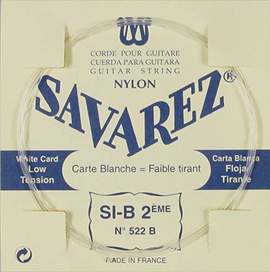 Savarez 522b (white) Nylon 2nd. String