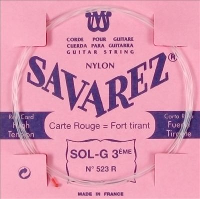 Savarez 523r (red) Nylon 3rd. String