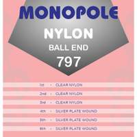 Monopole 797 Clear'n'silver Nylon Ballend Set