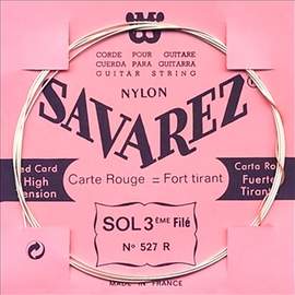 Savarez 527r 10 String G3 Red