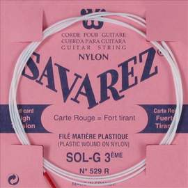 Savarez 529r(red)plastic Wound 3rd