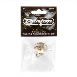 Jim Dunlop Nickel Finger(4) Thumb(1) Pl Pk