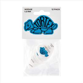 Jim Dunlop Tortex 1.0 Wedge Players Pk Of 12
