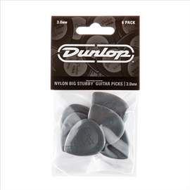 Jim Dunlop Nylon 3.0 Big Stubby Pl Pk Of 6