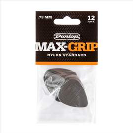 Jim Dunlop Nylon Standard 0.73 Maxgrip  Pl Pk Of 12