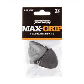 Jim Dunlop Nylon Standard 1.14mm Maxgrip  Pl Pk Of 12