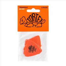 Jim Dunlop Tortex 0.60 Triangle Pl Pk Of 6