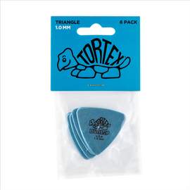 Jim Dunlop Tortex 1.0 Triangle Pl Pk Of 6