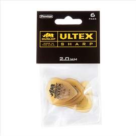 Jim Dunlop Ultex 2.0 Sharp Pl Pk Of 6