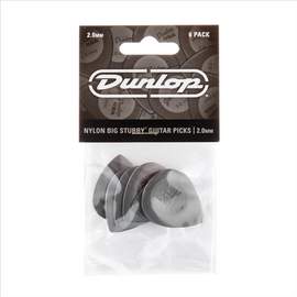 Jim Dunlop Nylon 2.0 Big Stubby Pl Pk Of 6